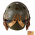 Original U.S. WWII M38 Tanker Helmet by Wilson Athletic Goods with Polaroid Goggles & Period Part Name Tag Original Items