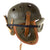 Original U.S. WWII M38 Tanker Helmet by Wilson Athletic Goods with Polaroid Goggles & Period Part Name Tag Original Items