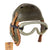 Original U.S. WWII M38 Tanker Helmet by Wilson Athletic Goods with Polaroid Goggles & Period Part Name Tag Original Items