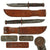 Original U.S. WWII USMC Rare “Red Spacer” Mark 2 KA-BAR Fighting Knife by PAL with Matching PAL Leather Scabbard - Loose Original Items