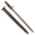 Original U.S. WWI M1917 Enfield Rifle & Trench Gun Bayonet by Winchester with Scabbard - Dated 1917 Original Items