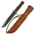 Original U.S. WWII USMC Rare “Red Spacer” Mark 2 KA-BAR Fighting Knife by Robeson Shuredge with Boyt USMC Leather Scabbard - Extremely Scarce Original Items