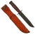 Original U.S. WWII USMC Early Blade-Marked Mark 2 KA-BAR Fighting Knife by CAMILLUS in Leather Sheath Original Items