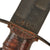 Original U.S. WWII USMC Early Blade-Marked Mark 2 KA-BAR Fighting Knife by CAMILLUS in Leather Sheath Original Items