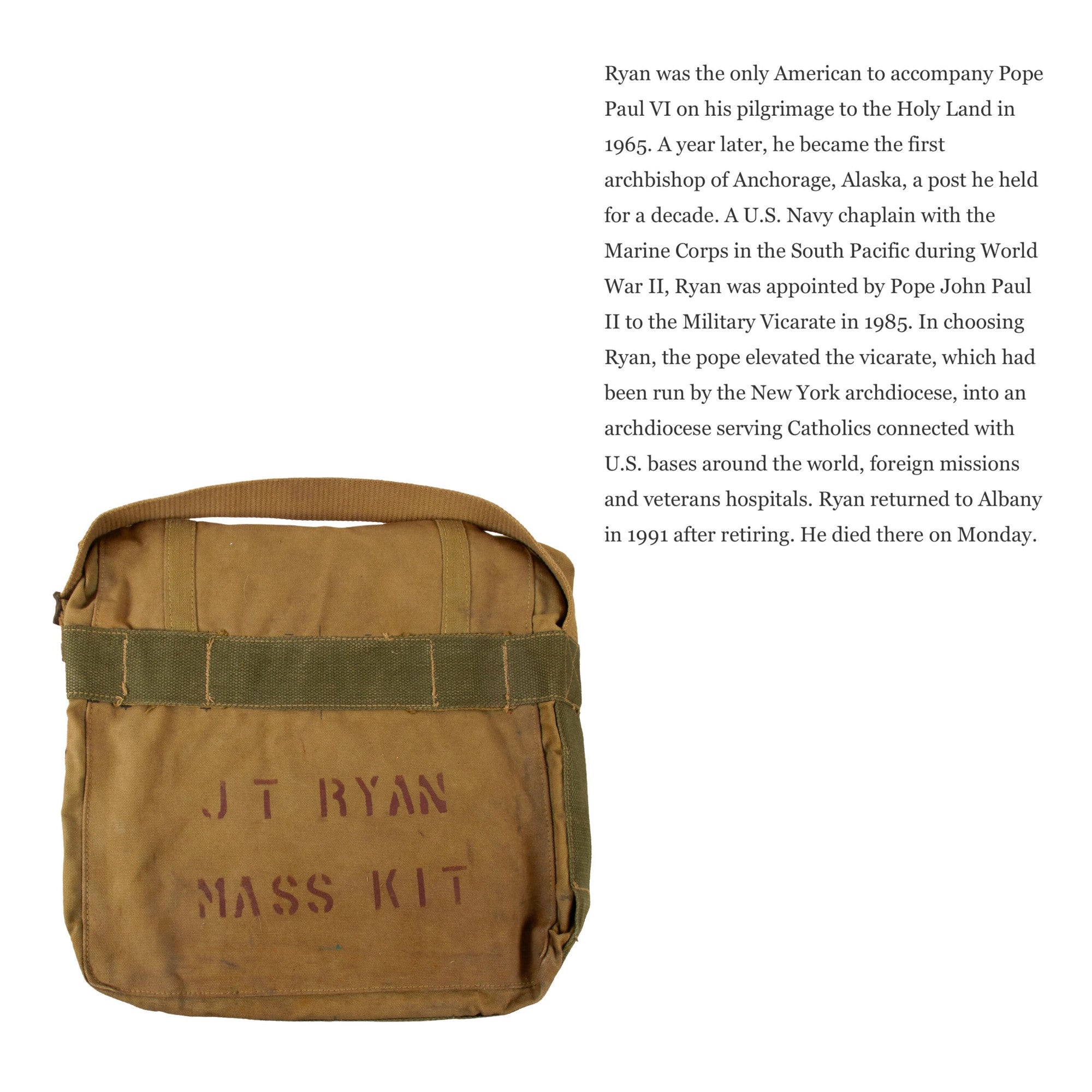 Original U.S. WWII Identified USMC Chaplain's Marine Raider M41