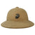 Original U.S. WWII-Era US Marine Corps Issue M-1940 Pressed Fiber Sun Helmet by Hawley - Dated 1944 Original Items