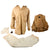 Original U.S. WWII Army M1942 Mountain Backpack with REversible Mountain Troops Parka and Other Pieces Original Items