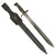 Original German WWI Steel Hilt Ersatz Butcher Sawback Bayonet with Scabbard & Frog - Carter Type EB42A Original Items