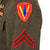 Original U.S. WWII USMC 4th Parachute Battalion 27th Regiment Paramarine Named Service A Uniform with Rare EGA Paratrooper Wings - William R. Robertshaw Original Items