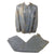 Original German WWII Kriegsmarine U-Boat Blue Grey Leather Jacket and Trouser Set Original Items