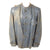 Original German WWII Kriegsmarine U-Boat Blue Grey Leather Jacket and Trouser Set Original Items