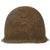 Original U.S. WWII Front Seam Swivel Bale M1 Helmet with Westinghouse Liner - Post-War 1 Panel Medic Paint Original Items