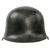 Original German WWII M34 Civic Square Dip NSDAP Double Decal Police Steel Helmet with 57cm Liner & Broken Chinstrap - Ordnungspolizei Original Items