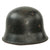 Original German WWII M34 Civic Square Dip NSDAP Double Decal Police Steel Helmet with 57cm Liner & Broken Chinstrap - Ordnungspolizei Original Items