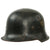 Original German WWII M34 Civic Square Dip NSDAP Double Decal Police Steel Helmet with 57cm Liner & Broken Chinstrap - Ordnungspolizei Original Items