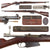 Original German M1891 Argentine Mauser Rifle by Ludwig Loewe Made in 1893 with Flame Figured Stock - Matching Serial C 8769 Original Items
