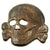 Original Rare German WWII SS Totenkopf Skull Badge for Visor Caps by Deschler & Sohn - Schutzstaffel Original Items