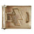 Original German WWII HJ Deutches Jungvolk DJ Single Rune Plated Brass Belt Buckle by Max Haufe - RZM KH31 H Original Items