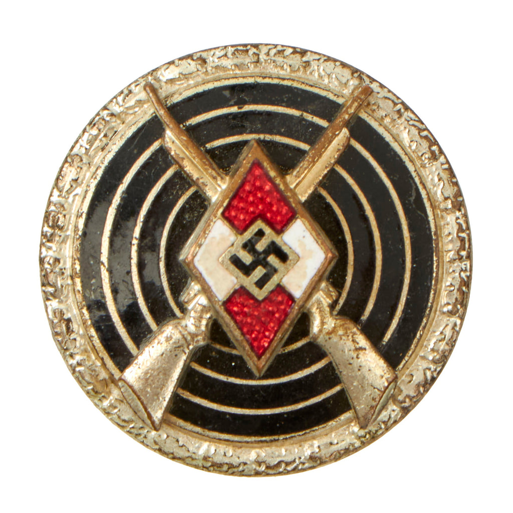 Original German WWII HJ Youth Sharpshooter Marksmanship Proficiency Badge by Steinhauer & Lück of Lüdenscheid - RZM M1/63 Original Items