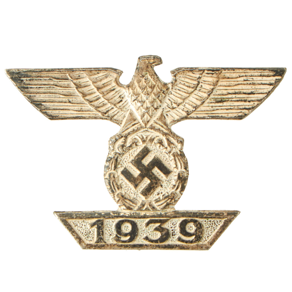 Original German WWII Clasp to the Iron Cross Second Class 1939 with Pinback - Spange zum Eisernen Kreuz Original Items