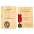 Original German WWII Named Medal & Award Document Lot - Infantry Assault Badge & Eastern Front Medal Original Items
