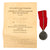 Original German WWII Named Medal & Award Document Lot - Infantry Assault Badge & Eastern Front Medal Original Items