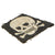 Original German WWII SS Bevo Style Embroidered Totenkopf Skull Insignia - Removed from Cap Original Items