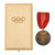 Original German WWII 1936 Berlin Summer Olympic Games Medal with Ribbon in Presentation Case Original Items