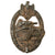Original German WWII Panzer Assault Tank Badge by A. D. Schwerdt of Stuttgart - Bronze Grade Original Items