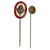 Original German WWII USGI Bring Back Organization and Donation Stickpin Grouping - 8 Items Original Items