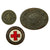 Original German WWII USGI Bring Back Tinnie and Badge Grouping with DRK and HJ Items - 10 Items Original Items