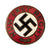 Original German WWII NSDAP "Now More Than Ever" Enamel Badge Pin - NUN ERST RECHT Original Items