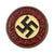 Original German WWII NSDAP Party Late War Painted Membership Badge by F. W. Assmann & Söhne - RZM M1/17 Original Items