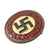 Original German WWII NSDAP Party Late War Painted Membership Badge by F. W. Assmann & Söhne - RZM M1/17 Original Items