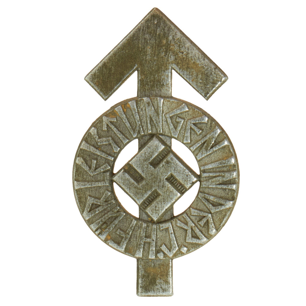 Original German WWII HJ National Youth Association Silver Proficiency Badge by Steinhauer & Lück - RZM M1/63 Original Items