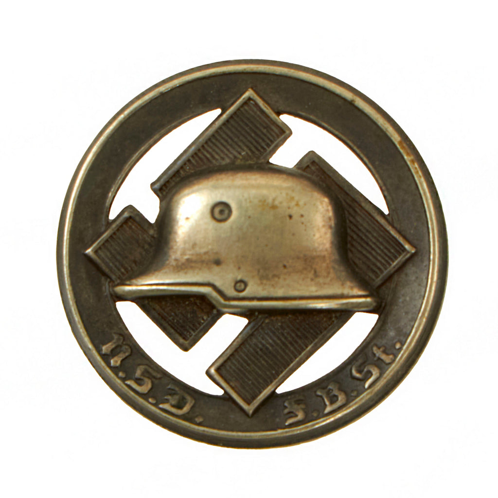 Original German Pre-WWII NS Deutscher Frontkämpferbund Stahlhelm Veteran's Association Membership Badge - NSDFBSt Original Items