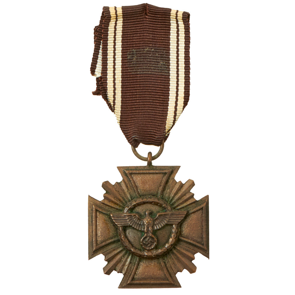 Original German WWII NSDAP Party Long Service Award Third Class with Ribbon - 10 Years Original Items