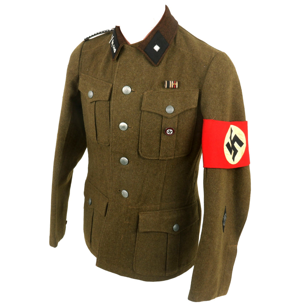 Original Excellent German WWII NSKK Scharführer NCO Service Tunic From Motorsturm 1 / Motorstandarte 149 Original Items