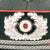 Original German WWII Heer Panzer Armored Corps Officers Schirmmütze Visor Crush Cap with Metal Insignia Original Items