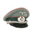 Original German WWII Heer Panzer Armored Corps Officers Schirmmütze Visor Crush Cap with Metal Insignia Original Items
