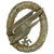 Original German WWII Luftwaffe Paratrooper Fallschirmjäger Badge Named to WERLAND - Parachutist Badge Original Items