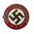 Original German WWII NSDAP Early Small Enamel Party Membership Badge by Karl Hensler of Pforzheim Original Items