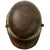 Original Imperial German WWI M16 Stahlhelm Helmet with Panel Camouflage Paint and Leather Liner - Marked G62 Original Items