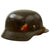 Original Rare German WWII Army Heer M35 Double Decal Helmet with 1939 Dated 58cm Liner & Chinstrap - Stamped SE66 Original Items