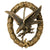 Original German WWII Early Tombak Luftwaffe Radio Operator & Air Gunner Badge by C.E. Juncker of Berlin Original Items