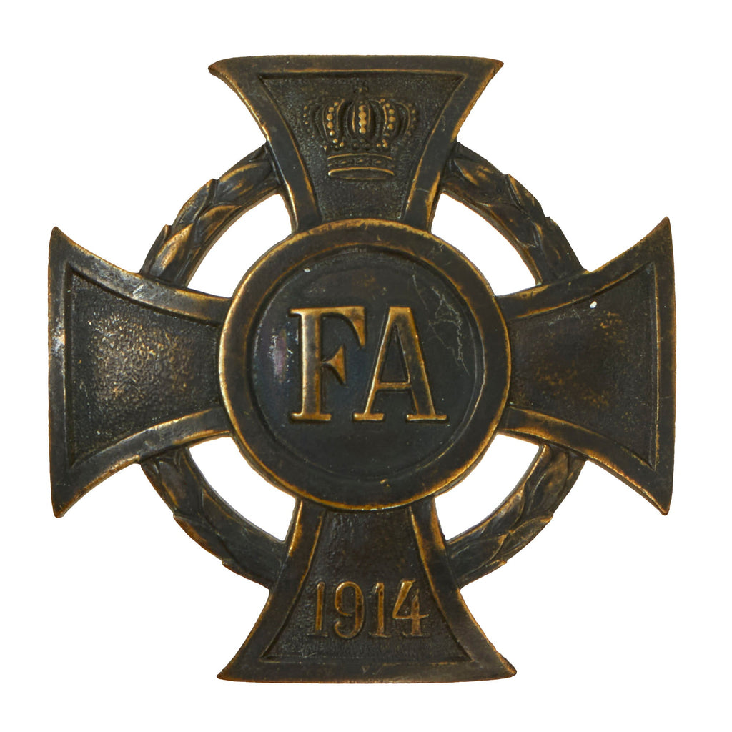 Original Imperial German WWI Oldenburg Friedrich-August Cross 1st Class Original Items