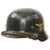 Original German WWII Luftwaffe M35 Double Decal Steel Helmet with 1939 Dated 59cm Liner & Chinstrap - marked ET66 Original Items