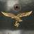 Original German WWII Luftwaffe M35 Double Decal Steel Helmet with 1939 Dated 59cm Liner & Chinstrap - marked ET66 Original Items