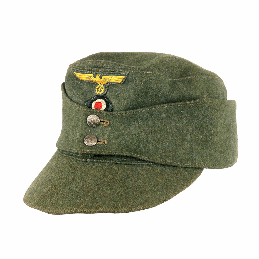 DRAFT Original German WWII Kriegsmarine Coastal Artillery M43 Einheitsmütze Field Cap Original Items