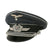 Original German WWII Luftwaffe Officer Schirmmütze Visor Crush Cap with Bullion Insignia Original Items